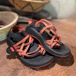 Chaco sandals with toe straps